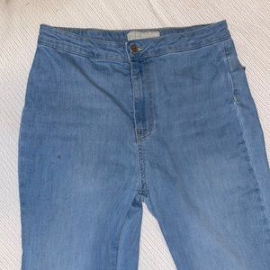 Free People wide flare jeans